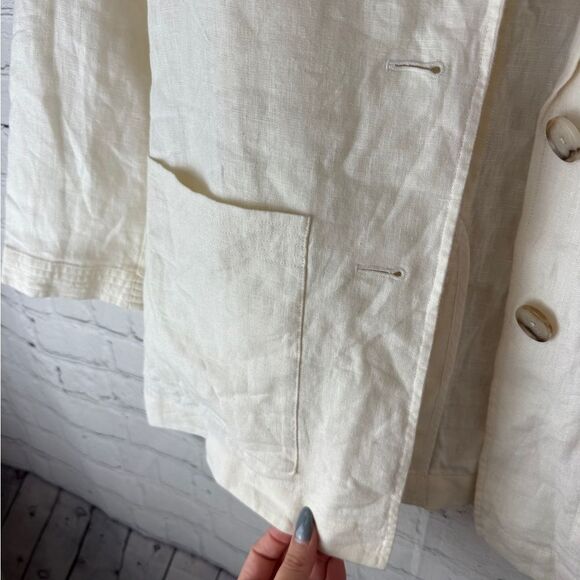 Madewell Linen Dorset Blazer Size XS - Picture 7 of 12